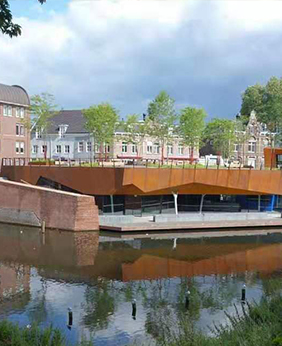 Weathering steel garden